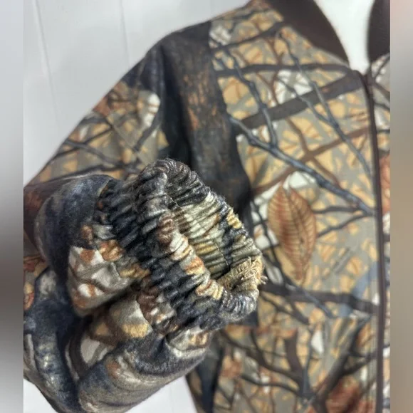 Vintage Cabelas Skyline Camo 2 piece Set - Insulated Hunting Jacket & Pants - Picture 9 of 15